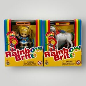 Rainbow Bright Chase Metallic Cheebee TLC Toys Rare 20 Anniversary Lot of 2!